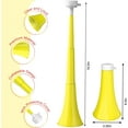 thumbnail image 2 of Collapsible Stadium Horn 24 Inch Vuvuzela Plastic Trumpet Horn Blow Horn Noisemakers Loud Sound Soccer Horn Cheer Horn for Sporting Events Graduation Games School Party Supplies Favors Accessories, 2 of 4