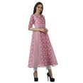 thumbnail image 3 of Moomaya Women's Printed Anarkali Kurti Pant Set “ Ethnic Clothing Sets For Women, 3 of 8