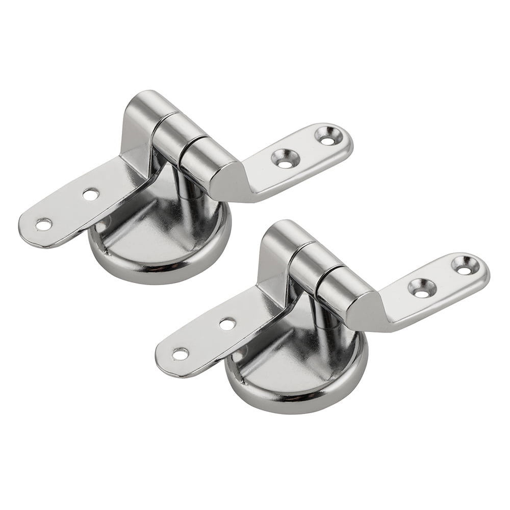 Zinc Alloy Toilet Seat Replacement Hinge with Fittings and Repair Parts for Most Wooden MDF Toilet Seat Toilet Seat Fittings Resin