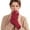Hot Pink, variant on Winter Gloves Plus Size Knitted Thermal Plaid Pattern Thickened Gloves Winter Mittens Coffee One Size