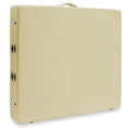 thumbnail image 2 of Saloniture Portable Physical Therapy Massage Table - Low to Ground Stretching Treatment Mat Platform - Cream, 2 of 7