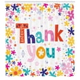 thumbnail image 3 of Ambesonne Flower Shower Curtain, Words with Blossoms, 69"Wx70"L, Multicolor, 3 of 3