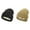 B-Black 1PCS & Khaki 1PCS, variant on (2-Pack) Rinsvye Women Solid All Trooper Trapper Hat Autumn and Winter Knitted Trapper Hat Fleece Warm Woolen Hat