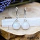 thumbnail image 4 of Gorgeous Vintage Silver Hook Opal Drop Earrings - Perfect for Women!, 4 of 5