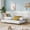 White, variant on Space-Saving Metal Twin Daybed with Pull-Out Trundle - Modern Multifunctional Sofa Bed Frame with Steel Slat Support - 2-in-1 Guest Bed for Bedroom, Living Room - Pink, Twin Size Set