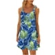 thumbnail image 1 of Vestido sin Mangas para las Mujeres Casual Impreso Cuello Redondo Suelto de Rodilla, Verano Vestido de Primavera para el Día Y el Trabajo, 1 of 5