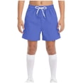 thumbnail image 4 of Boys' Elastic Waist Drawstring Shorts with Side Pockets for Casual Play and Everyday Wear Basketball Shorts Boys, 4 of 4