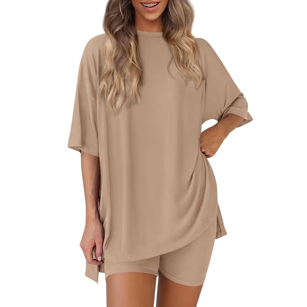Conjunto Coordinado PRETTYGARDEN 2 Piezas Lounge Khaki XL