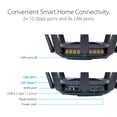 thumbnail image 4 of ASUS 12-stream AX6000 Dual Band WiFi 6 (802.11ax) Router, Black, 4 of 8