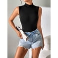 thumbnail image 6 of LNFINTDO Women's Bodysuits Tank Tops Sexy Knit Sleeveless Bodysuit for Women, 6 of 7