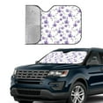 thumbnail image 4 of Bingfone Orchids Flowers Car Windshield Sun Shade Protector Keep Your Vehicle Cool Sun Shield Visor Cover Foldable for Car Truck SUV-Small, 4 of 8