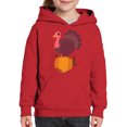 thumbnail image 3 of Awkward Styles Thanksgiving Hoodies for Kids Happy Turkey Hooded Youth Sweatshirt, 3 of 5