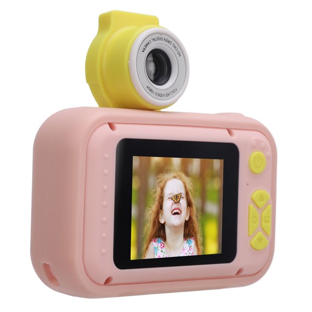 Cámara Para Niños, Cámara Digital Con Lente Abatible De 40MP Con Disparo HD, Pantalla HD, Fotografía Interesante, Material De Primera, Duración De La Batería