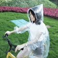 thumbnail image 4 of 10 pieces Transparent rain poncho disposable with hood, 4 of 4