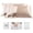 Champagne, variant on PROMEED 100% Mulberry Silk Pillowcase for Hair and Skin with Zipper, 23 Momme, Both Sides Pure Silk Pillow Case, Grade 6A+ Real Silk Case (Standard 20"x26", Light Grey)