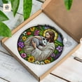 thumbnail image 3 of Jesus Hugging Possum GLASS Suncatcher Decor, Funny Christmas,Funny Decor, Christian Gift, Possum Decor, Funny Animal Gift, Xmas Gift, Gift For Mom, Christian Mom Gift, 3 of 4