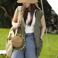 thumbnail image 4 of Vêtements de Randonnée Cool Chapeau de Pluie Visière de Plage Locale Phrase Chapeau Souple pour Hommes Plage Femmes Sac Chapeau pour Femmes avec Trou pour Queue de Cheval Chapeau pour Hommes Visière Extérieure Mariée Chapeau de Course Été Mince Chapeau de Pêcheur, 4 of 4