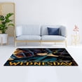 thumbnail image 7 of wednesday Area Rugs, Large Carpet, Washable Rug Mat, Flannel Non-Slip Rugs For Bedroom Living Dining Dorm Room Entryway, Home Decor 48*72IN, 7 of 7