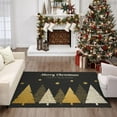 thumbnail image 6 of Cozy Winter ACW41 Black Washable 3 ft x 5 ft Rug, 6 of 6
