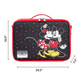 thumbnail image 2 of Impressions Vanity Disney Mickey, Minnie Makeup Organizer Bag with Detachable Strap (Black), 2 of 13