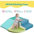 thumbnail image 3 of Foam Climbing Blocks for Toddlers, 4pcs Climbing Toys for Toddlers for Climb,Crawl and Slide, Toddler Climbing Toys Indoor for Nursery, Living Room, Children's Room (Blue), 3 of 10