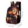 thumbnail image 2 of Character Jujutsu Kaisen Backpack Daypack Schoolbag Student Bookbag Satchel Rucksack Adjustable Shoulders Laptop Bag, 2 of 8