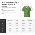 thumbnail image 5 of Balery Kiwi Fruit Camisa Casual de Manga Corta con Botones para Hombre, Texturizada, Estilo Cubano, para Playa, Verano-4X-Large, 5 of 5