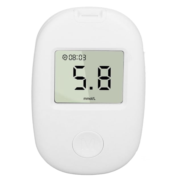 Kit de prueba de diabetes ANGGREK Monitor de glucosa en sangre 50 tiras reactivas 50 lancetas
