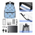 thumbnail image 4 of Balery French Bulldog Puppy Mochila para Mujeres y Hombres, Mochila Ligera Casual para Viajes, Mochila Clásica Básica para la Universidad, 4 of 6