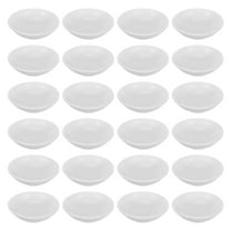 24pcs Small Dipping Sauce Dishes Soy Sauce Dish White Round Dipping Sauce Bowls Side Dish For Bbq Condiments Appetizer Dessert Sushi