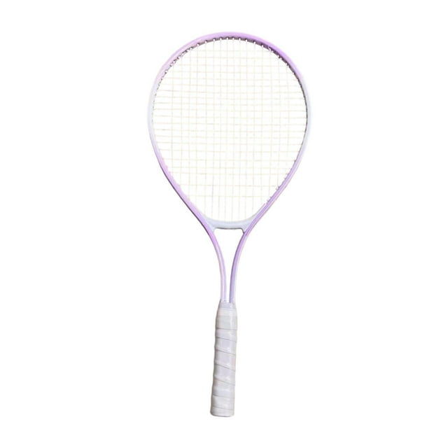 Raqueta de tenis para niños de 25 pulgadas, raqueta de tenis de práctica liviana y portátil con mango ergonómico, equipo de entrenamiento de jardín. Púrpura