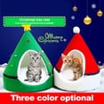 thumbnail image 2 of De Navidad Cama Para Mascotas Gato Perro Suave Tienda De Campaña Cama Cueva Nido Casa Invierno Cálido Cama Para Dormir Vogacara HA044037-01, 2 of 6