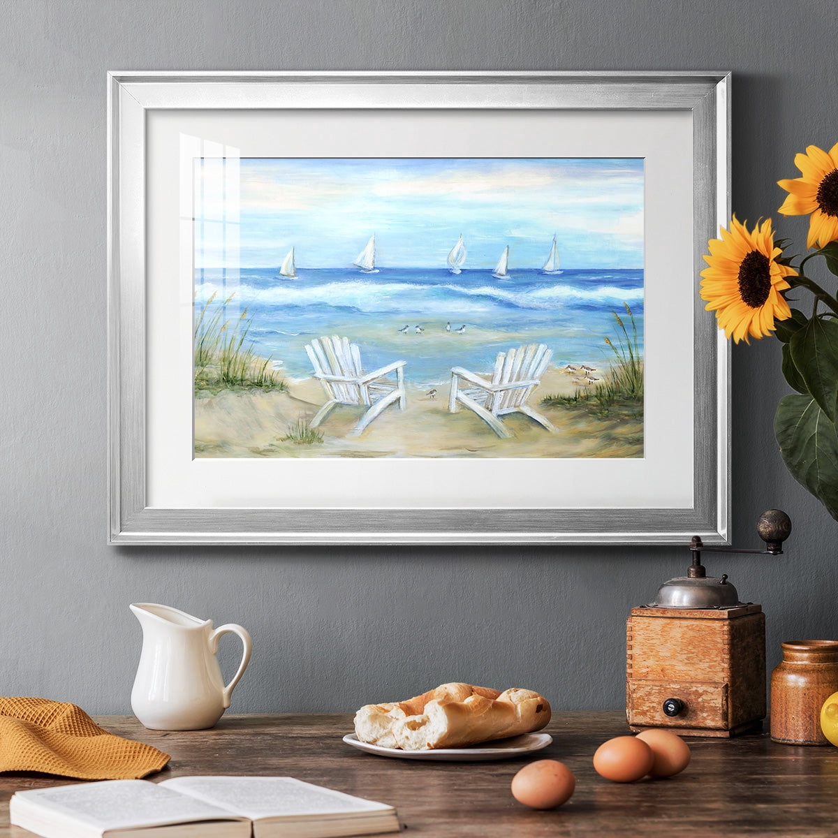 Seaside Escape Premium Framed Print - Ready to Hang