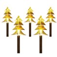 thumbnail image 1 of 5pcs Christmas Tree Pathway Lights Outdoor, Landscape Path Lights for Holiday Decoration, LED Christmas Yard Decoration Ground Plug Lights Lawn Lights Christmas Lights, 1 of 6