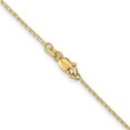 thumbnail image 6 of Auriga Fine Jewelry 14K Yellow Gold 1.2 mm Diamond-cut Cable Chain Necklace for Women 14", 6 of 6