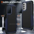 thumbnail image 5 of Designed for Samsung Galaxy A13 5G Case Galaxy A32 5G Case Gift Militay Grade Drop Protective Cover Shockproof Case for Galaxy A13 4G 5G Phone Case for Women Men boy Girl (Blue+Black), 5 of 17