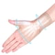 thumbnail image 3 of par de muñequeras unisex para pulgar y muñeca, compresión para tenosinovitis, artritis, guantes sin dedos, soporte deportivo, corrector de correa para el túnel carpiano, XL, negro, 3 of 5