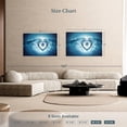 thumbnail image 4 of Elephant Stock Water Splash Heart Wall Art - Horizontal Canvas Wall Art - Living Room Wall Decor - Love Canvas - White And Black Decor - 51" x 34", 4 of 8