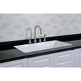 thumbnail image 3 of Gourmetier GCKUS362211 Towne 36-Inch Cast Iron Single Bowl Undermount Kitchen Sink (4-Hole) in White, 3 of 8