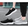 thumbnail image 6 of Women's and Men's Slip-Resistant Mesh Sneakers - Lightweight Slip-On design for Everyday casual shoes, 6 of 12