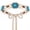 White, variant on Boho Turquoise Belt for Women Wax Rope Braided Waist Belt Western Hand-Woven Bead Tassel Belts for Dresses