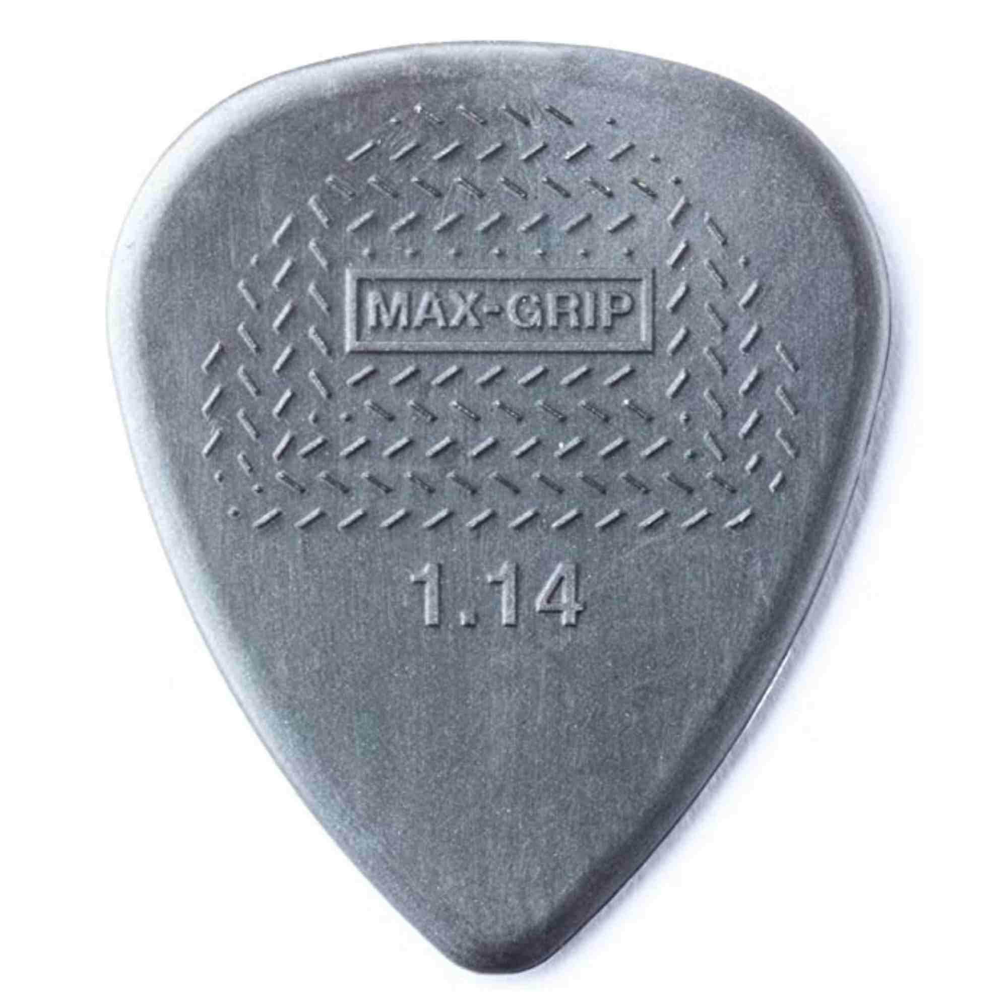 Dunlop Max-Grip Nylon Guitar Picks - Black - 1.14mm Gauge - 72 Pack