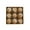 Brown, variant on Solive 9PCS Christmas Tree Ball Sets Flocking Painting Set 8cm Christmas Ball Painted Christmas Tree Pendant Multicolor Exquisite Workmanship Christmas Decorations