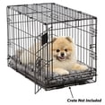 thumbnail image 3 of MidWest Homes for Pets - Cama para mascotas MidWest Quiet Time Deluxe, gris degradado en espiral, 17 x 11 pulgadas, 3 of 5