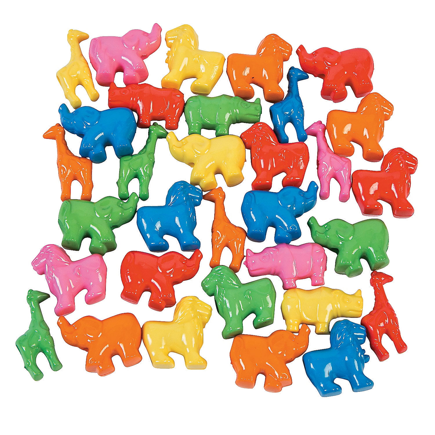 Zoo Animal Pony Beads Craft Supplies 200 Pieces