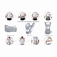 thumbnail image 2 of Ergonomic Baby Carrier Backpack Infant Baby Hipseat Carrier Front Facing Ergonomic Kangaroo Baby Wrap Sling Travel Backpack, 2 of 5