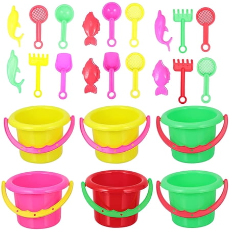 Set jeu de plage pelle, râteau et tamis plastique Set jeu de plage pelle, râteau et tamis plastique