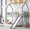 Gray, variant on Twin over Full | White Color, Space-Saving Ladder | Small Bedrooms
