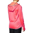 thumbnail image 3 of Hanes Womens Sport Performance Fleece Zip Up Hoodie, S, Razzle Pink Heather, 3 of 3