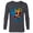 Charcoal Heather, variant on Marvel 85th Anniversary Groot Black Panther We Are Forever - Long Sleeve T-Shirt for Men - Customized-Black